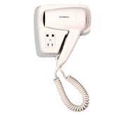 نمای جانبی از سشوار دیواری HuaDiao در محیط بهداشتی