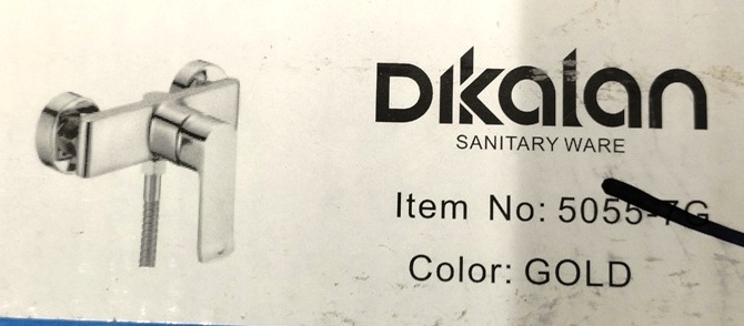 Dikalan toilet faucet model - 5055-7G