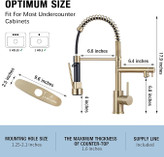 شیر ظرفشویی فنری دو منظوره برند Huadiao اصلی