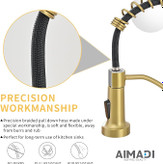 شیر ظرفشویی فنری دو منظوره برند Huadiao اصلی