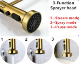 شیر ظرفشویی فنری دو منظوره برند Huadiao اصلی