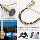 شیر ظرفشویی فنری دو منظوره برند Huadiao اصلی