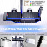 دوش حمام پیانویی نمایشگردار هوشمند درجه یک برند دیکولان اصلی