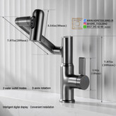 شیر روشویی تلسکوپی نمایشگر دار