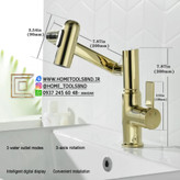 شیر روشویی تلسکوپی نمایشگر دار