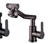 شیر روشویی چند حالته 360 درجه تلسکوپی نمایشگردار _ برند هایشنگ