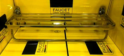 جا حوله ای حمام تاشو استیل ۳۰۴ ضد زنگ برند هایشنگ