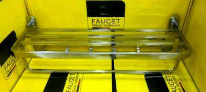 جا حوله ای حمام تاشو استیل ۳۰۴ ضد زنگ برند هایشنگ