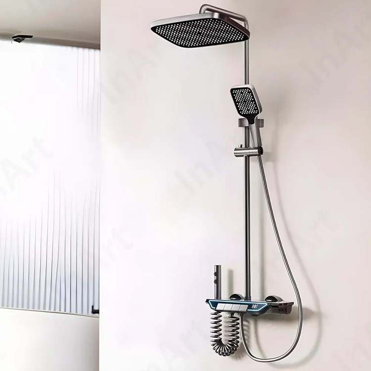 دوش حمام مدل پیانویی نمایشگردار برند دیکالان 2024