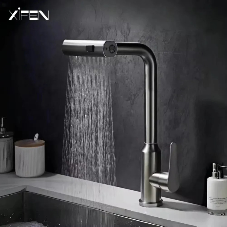 شیر ظرفشویی مدل شاوری 4 حالته برند هایشن Hyshin