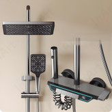 علم دوش هوشمند دیجیتال با صفحه نمایشگر LED و کنترل دمای آب