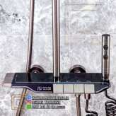 دوش حمام هوشمند مدل پیانویی نمایشگردار دیجیتال رنگ دلفینی برند دیکالان