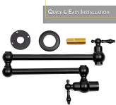 شیر پات فیلر نصبشده در فضای طراحی شده با نور مخفی