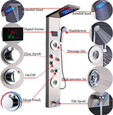 پنل دوش حمام هوشمند نمایشگر دیجیتال: تجربهای جدید از راحتی