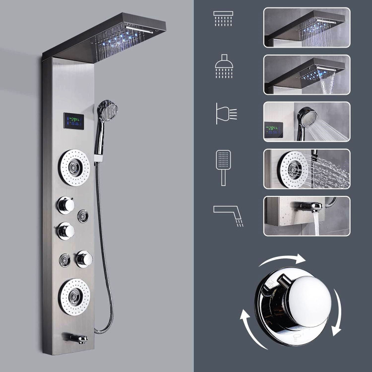 پنل دوش نصب شده