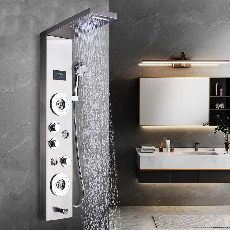 پنل دوش حمام هوشمند نمایشگر دیجیتال: تجربهای جدید از راحتی