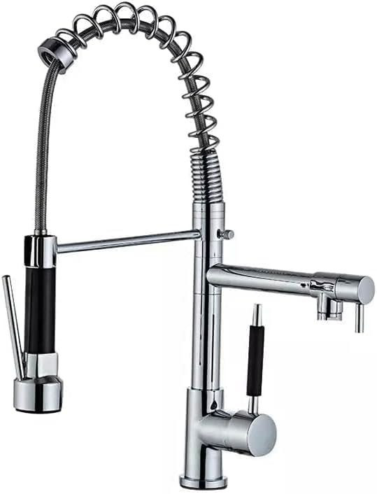 شیر ظرفشویی فنری مدل دوکاره برند هایشنگ