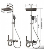 تصویر از پنل دوش