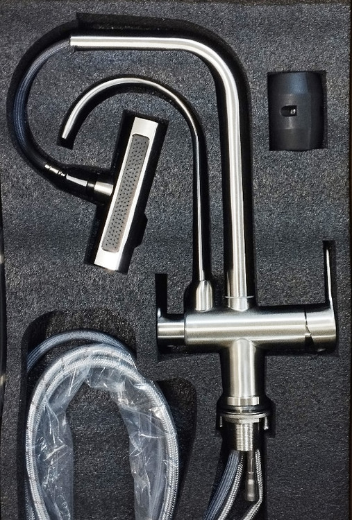 نمای کامل از شیر ظرفشویی چکشی