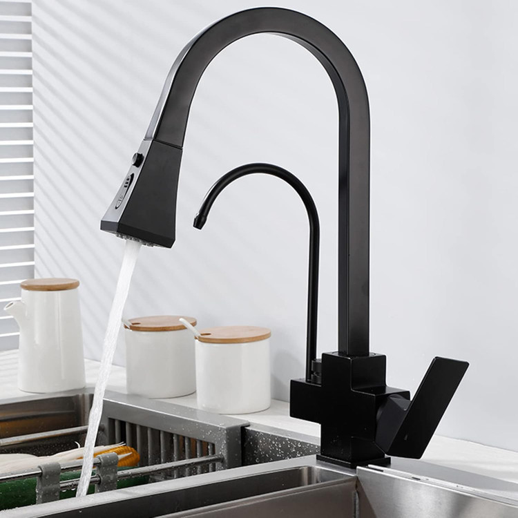 شیر ظرفشویی دو کاره شاوری 360 درجه مدل آب تصفیه دار برند هوادیائو