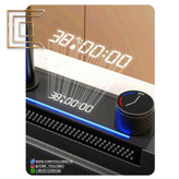 سینک ظرفشویی آبشاری هوشمند مدل پیانویی 5 کلید نمایشگردار دیجیتال طرح لانه زنبوری sus304 گرید A برند هوادیائو اصلی رنگ نوک مدادی