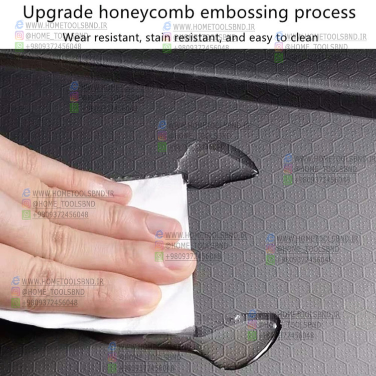 سینک ظرفشویی آبشاری 5 کلید لانه زنبوری sus304 گرید A برند دیکالان