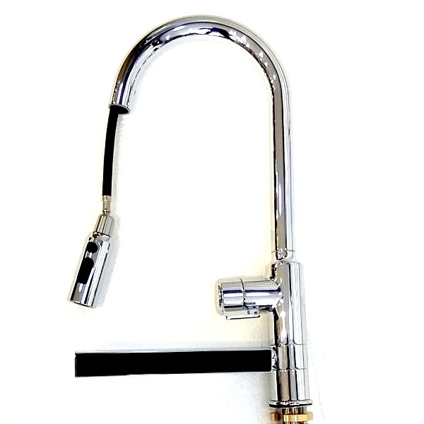 نمای شیر ظرفشویی آبشاری شاوری ۳۶۰ درجه هوادیائو با طراحی مدرن