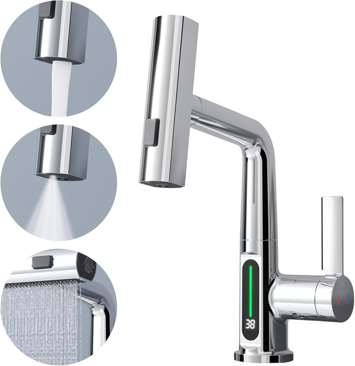 شیر ظرفشویی هوشمند Hyshin با نمایشگر LED