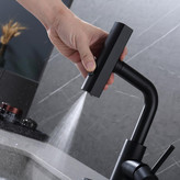 شیر روشویی چهارحالته HuaDiao با طراحی ساده و کاربردی