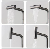 نصب شیر روشویی چهارحالته HuaDiao در یک فضای ساده