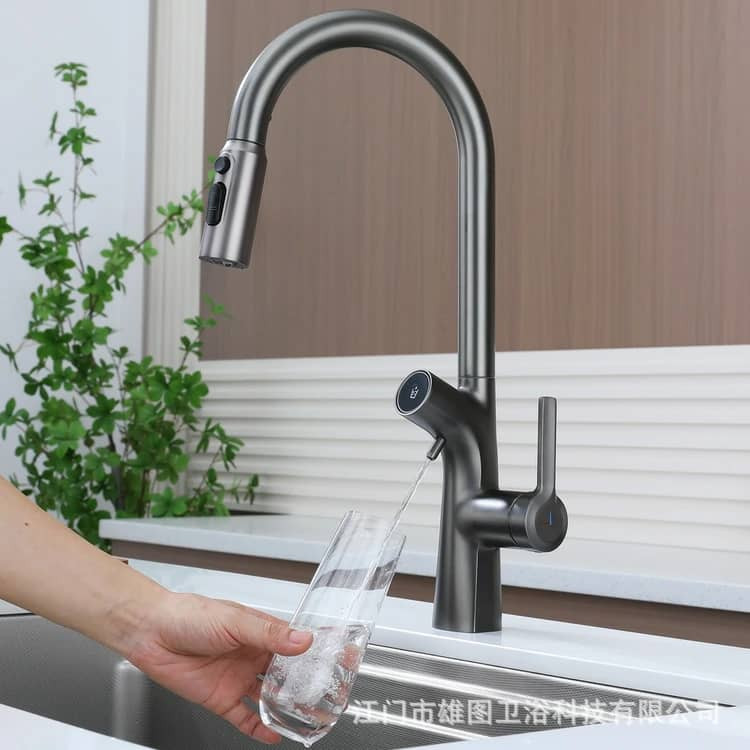 شیر سینک آشپزخانه Haishen با طراحی دکمهای مدرن