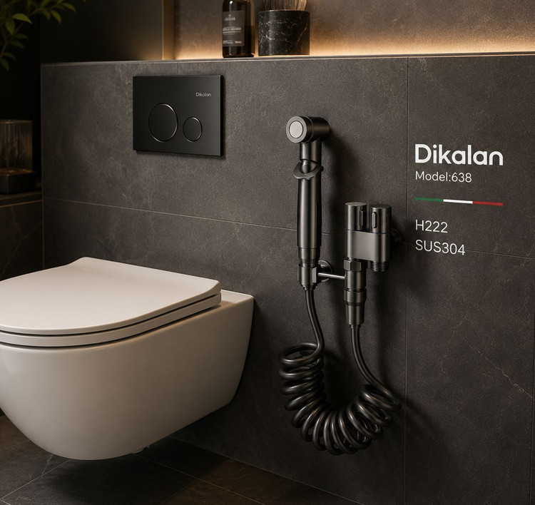 شیر شاتاف توالت فرنگی مدل DKL.F638 برند دی کالان | Dikalan