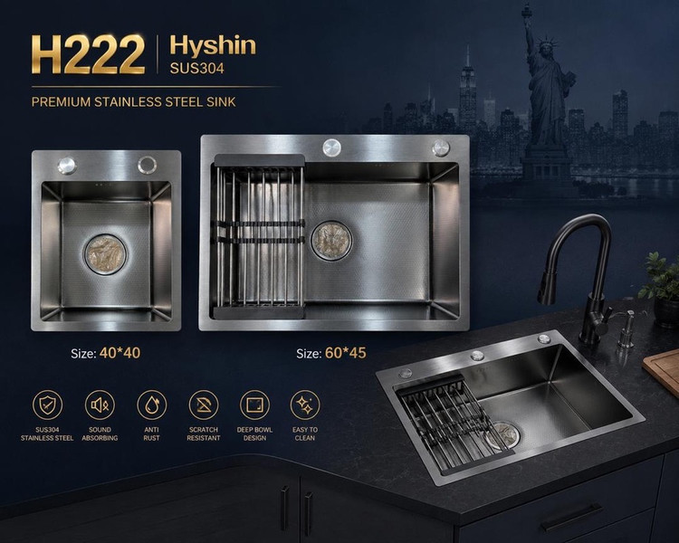 سینک ظرفشویی فلت برند هایشن hyshin